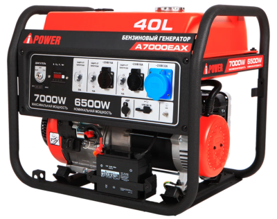 Бензиновый генератор A-iPower A7000EAX с электростартером, 